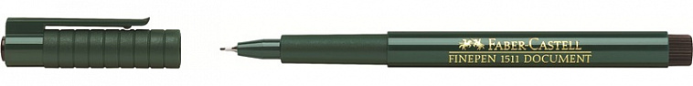 Ручка капиллярная Faber-Castell "Finepen" 0,4 мм, черный 606x758
