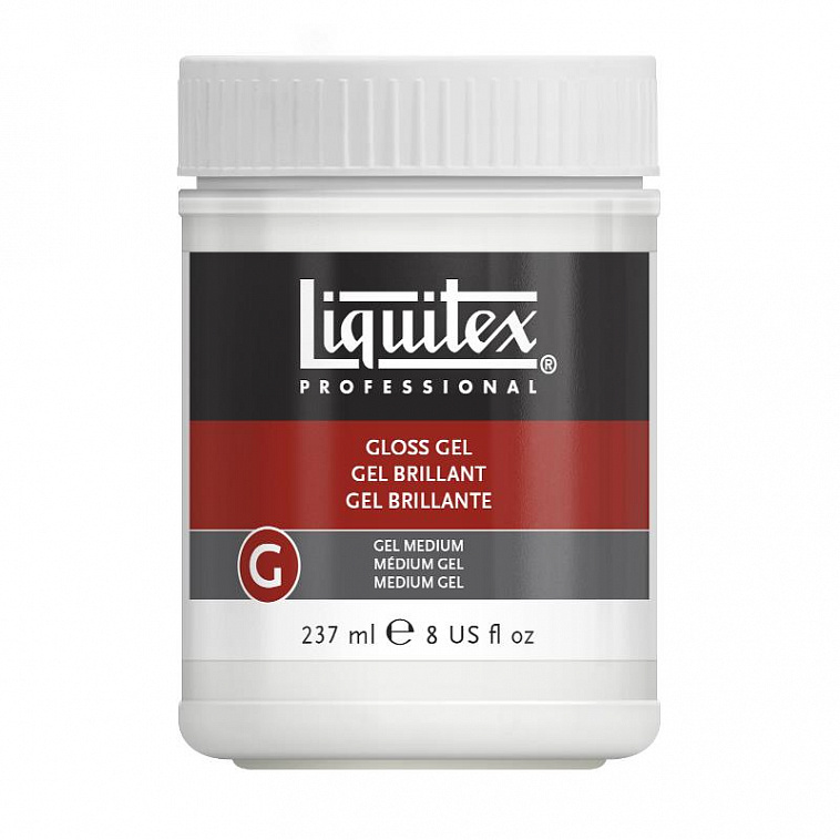 Гель-медиум для акрила Liquitex "Gloss medium" 237 мл глянцевый  606x758
