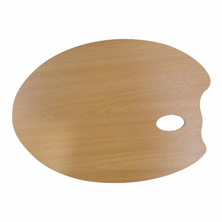 Палитра 30х40 см овальная деревянная Mabef 606x758