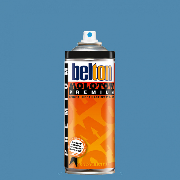 Аэрозольная краска Molotow Premium "belton" 400 мл #100 jeans blue 606x758