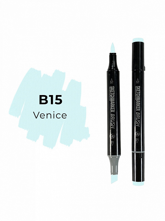 Маркер двухсторонний на спиртовой основе Sketchmarker Brush Цвет Венеция 606x758