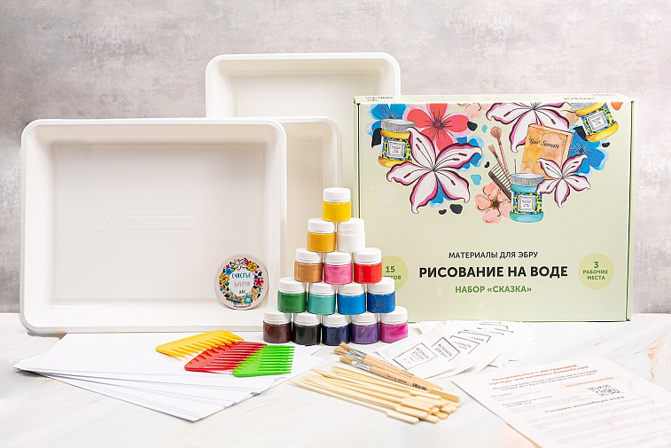 Набор для рисования на воде Эбру Amazing Color "Сказка" 606x758