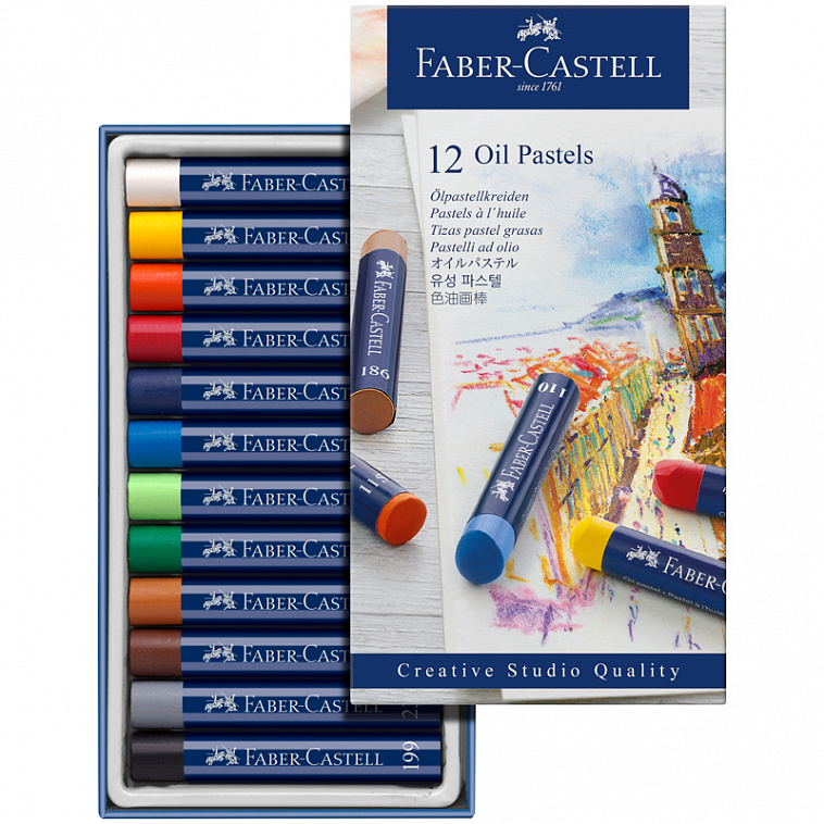 Набор масляной пастели Faber-castell "Creative Studio" 12 цв