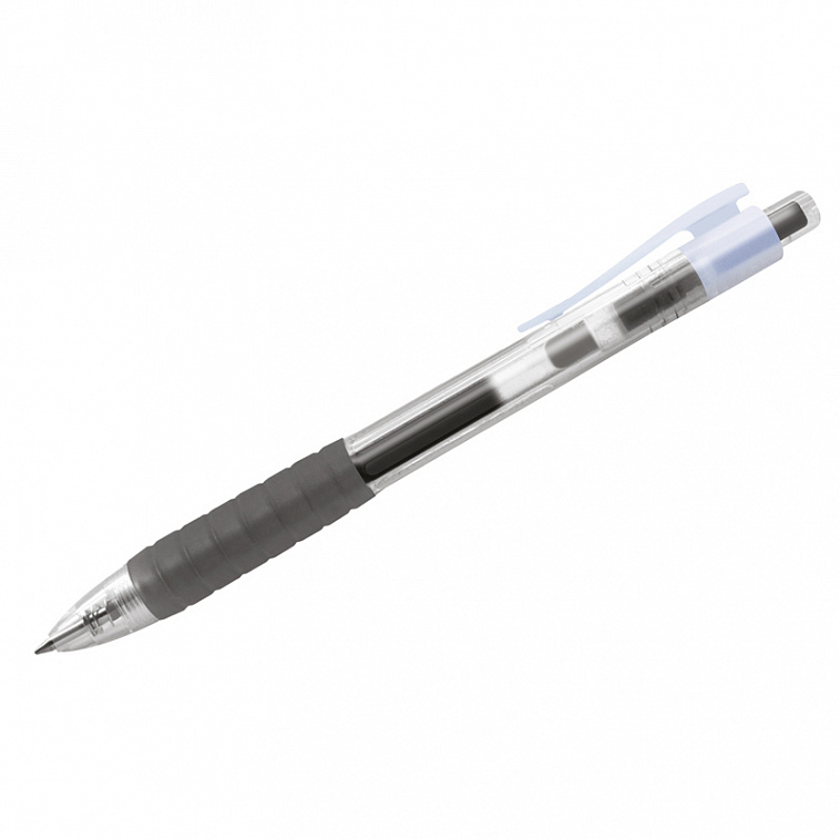 Ручка гелевая автоматическая Faber-Castell "Fast Gel" 0,7 мм, черная, грип