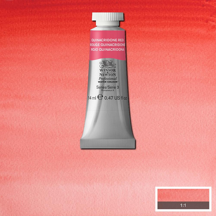 Акварель Winsor&Newton "Professional" в тюбике 14 мл Хинакридоновый красный 606x758