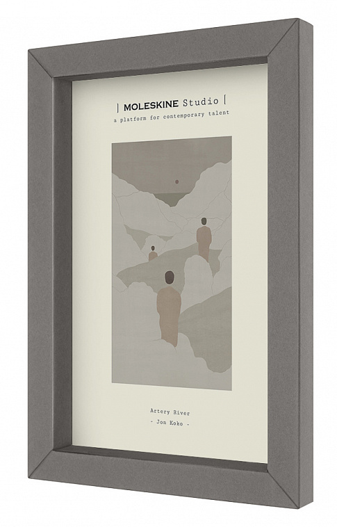 Блокнот нелинованный Moleskine "STUDIO" 13x21 см 240 стр., Jon Koko 606x758