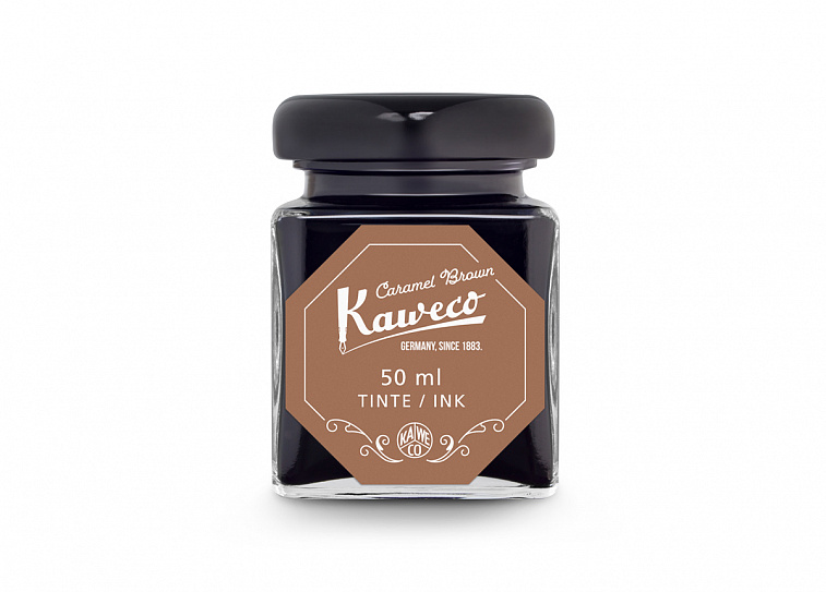 Чернила Kaweco 50 мл стекло, карамельно-коричневый 606x758