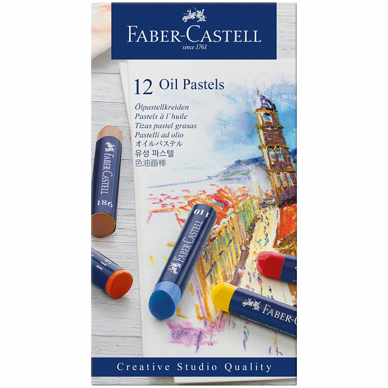 Набор масляной пастели Faber-castell "Creative Studio" 12 цв