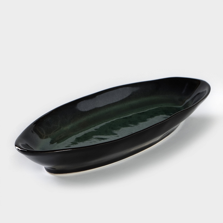 Блюдо для рыбы фарфоровое KK/home 11,5x28 см. 606x758