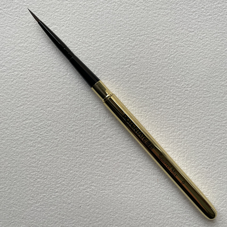 Кисть волос смешанный круглая №0 Potentate, ручка съемная металлическая 606x758