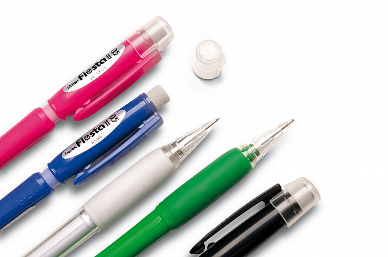 Карандаш автоматический Pentel Fiesta 0,5 мм, красный корпус