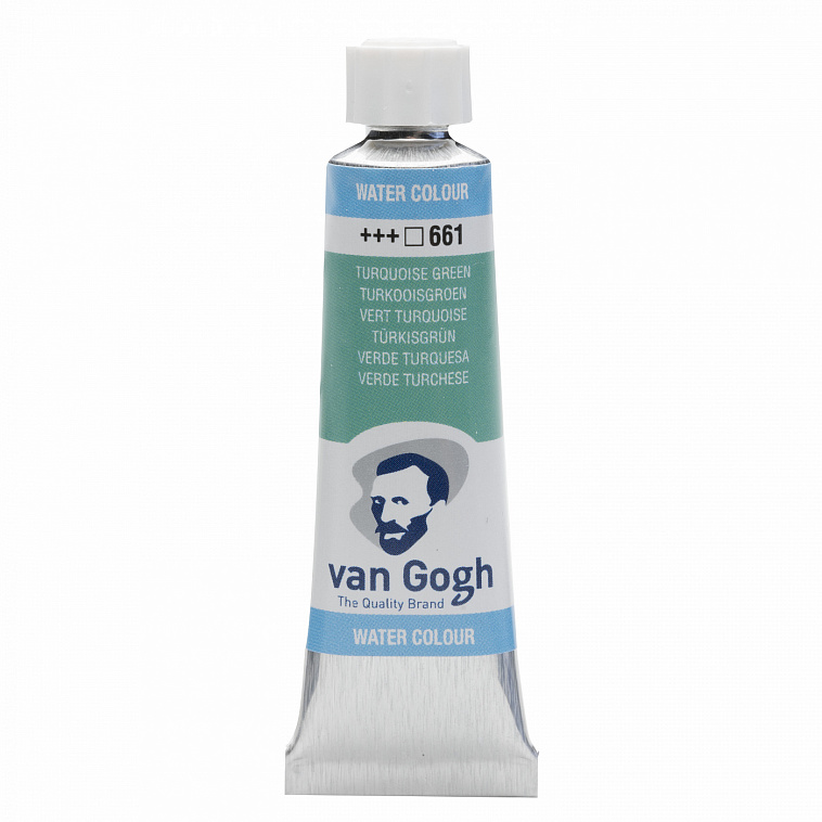 Акварель Talens "Van Gogh" 10 мл Сине-зеленый NEW / PB15 / PB29 606x758