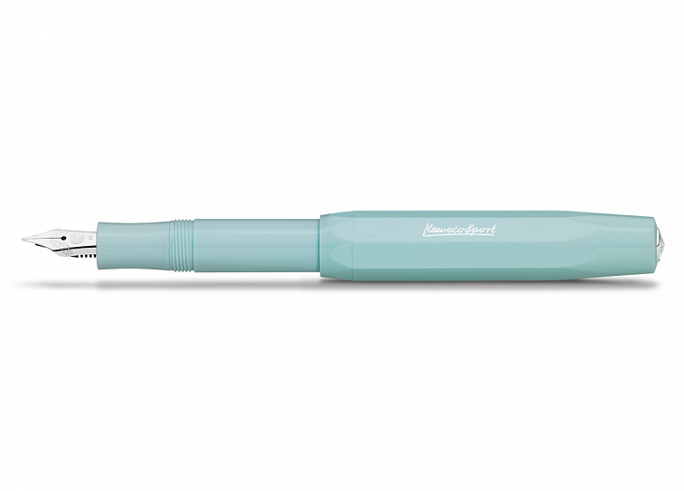 Ручка перьевая Kaweco SKYLINE Sport F 0,7 мм, чернила синие, корпус мятный 606x758