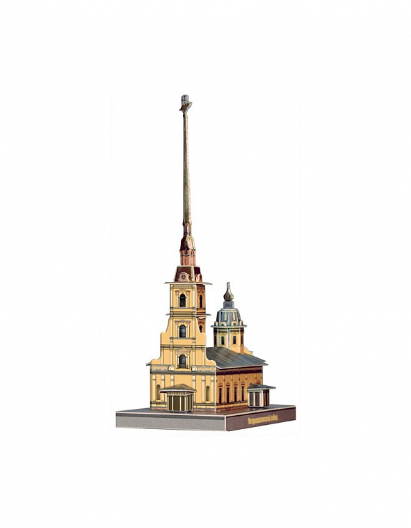 Сборная модель из картона Санкт-Петербург в миниатюре "Петропавловский собор"