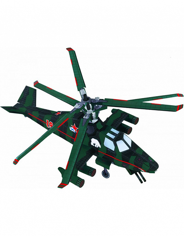 Сборная модель из картона Вертолет "Медведь"