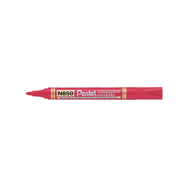 Маркер перманентный Pentel 4,2 мм, пулевидный, красный 606x758