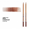 Карандаш профессиональный акварельный "Белые ночи" №415, кофейный 1