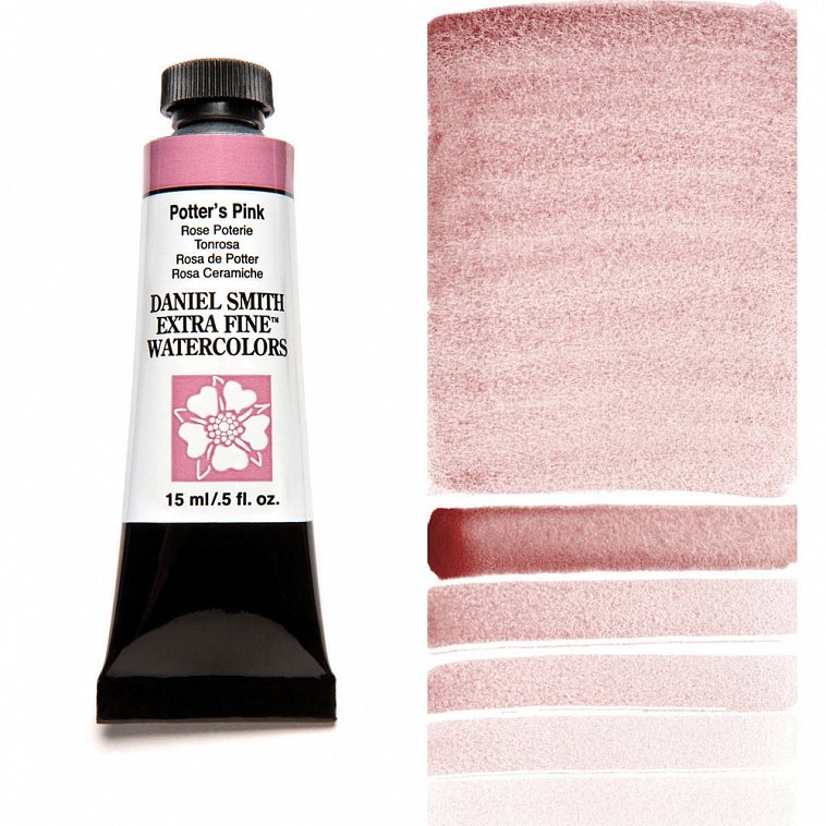 Акварель Daniel Smith в тубе 15 мл Гончарный розовый/Potter's Pink - Pinkcolor (PR233) 606x758