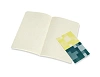 Записная книжка в линейку Moleskine "Voland" 2 шт Large 13х21 см 96 стр., обложка мягкая зелен/желт 2