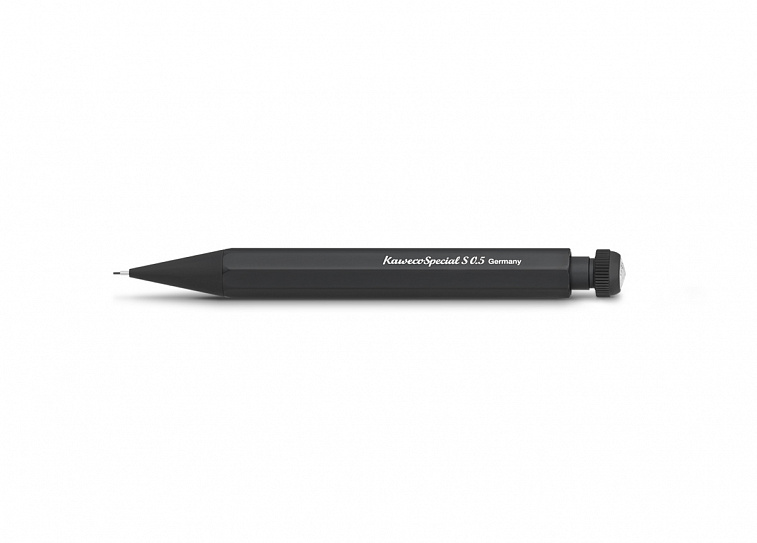 Карандаш механический Kaweco Special "S" 0,5 мм, корпус черный с ластиком 606x758