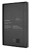 Блокнот в линейку Moleskine "Le Leather" Large 13x21 см 192 стр., обложка мягкая натур. кожа черная 1