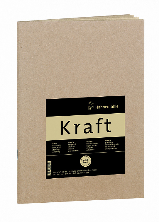 Блокнот для набросков Hahnemuhle "Kraft" А4 20 л 120 г 606x758
