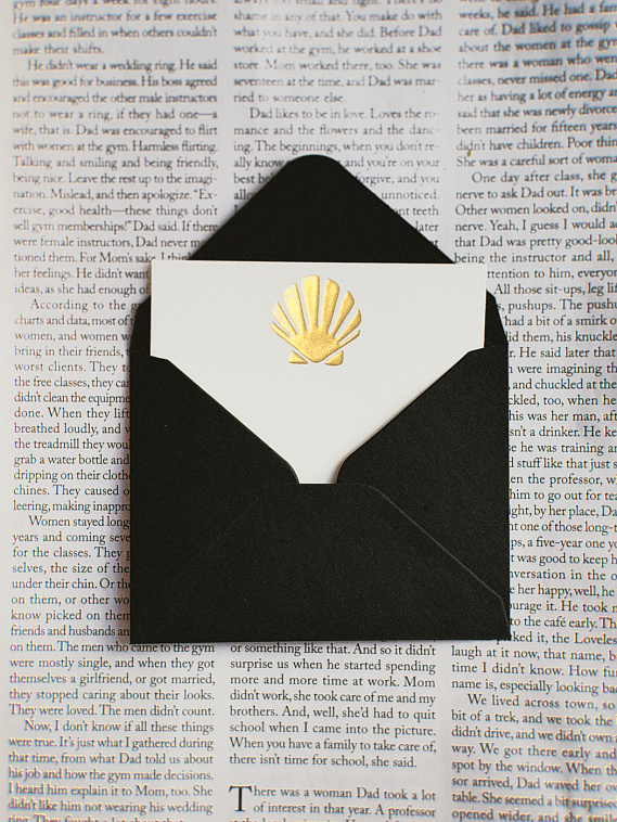 Набор для письма ISKVSSNO Shell (ракушка) B7 606x758