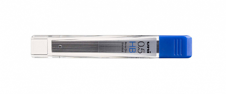 Грифели для механического карандаша Uni M5-228, 0,5 мм, HB