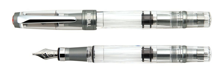 Ручка перьевая TWSBI Diamond 580AL, EF, Серебристый 606x758