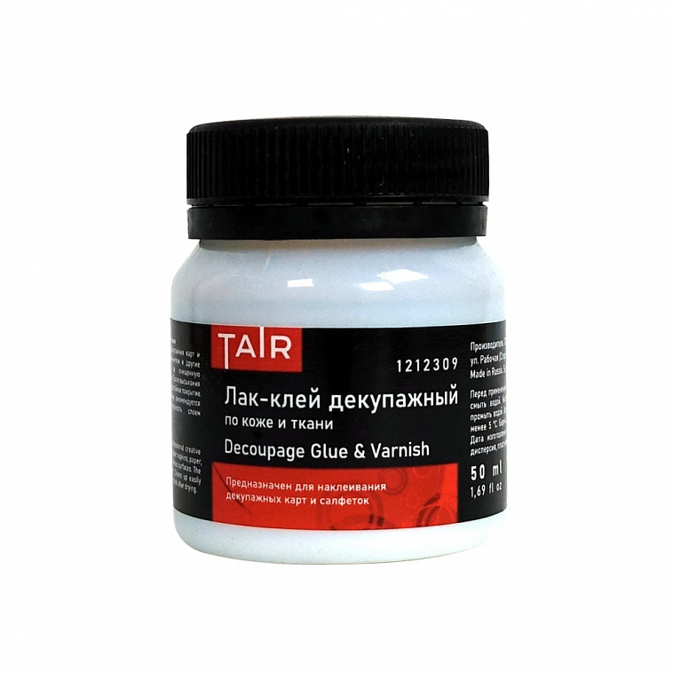 Лак-клей декупажный для ткани Таир 50 мл 606x758
