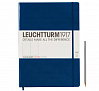 Книга для записей в точку Leuchtturm1917 "MASTER SLIM" А4 121 л темно-синий   1