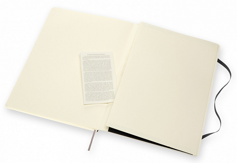 Записная книжка нелинованная Moleskine "Classic Soft" 21х30 см 192 стр., обложка мягкая черная