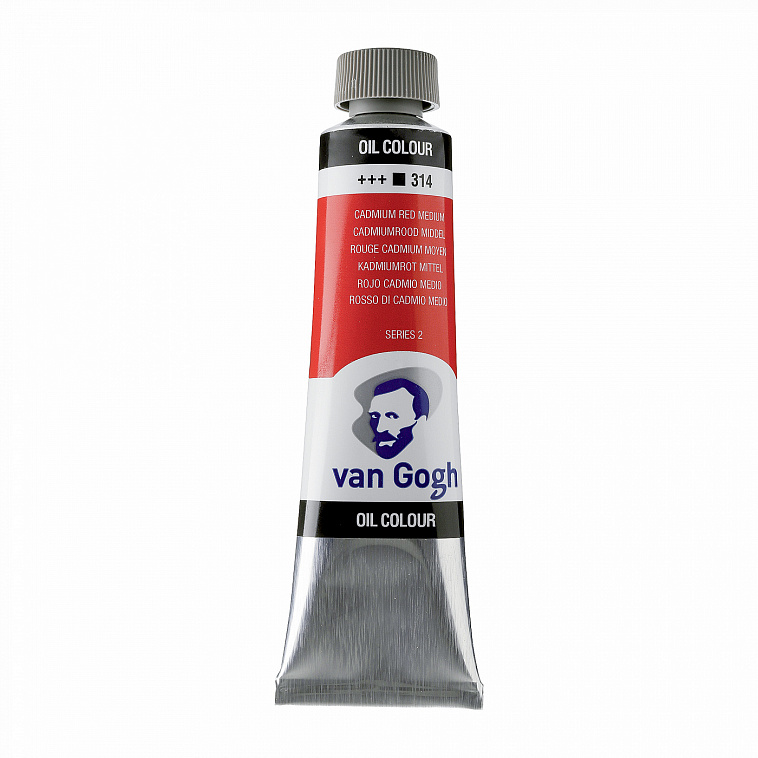Масло Talens "VAN GOGH" 40 мл Кадмий красный средний 606x758