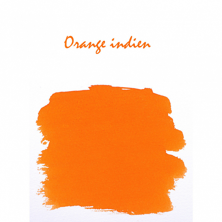 Набор картриджей для перьевой ручки Herbin, Orange indien Оранжевый, 6 шт 606x758