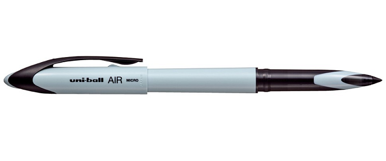 Роллер Uni-Ball AIR UBA-188C-M, 0,5 мм, цвет корпуса льдисто-голубой, цвет чернил черный 606x758