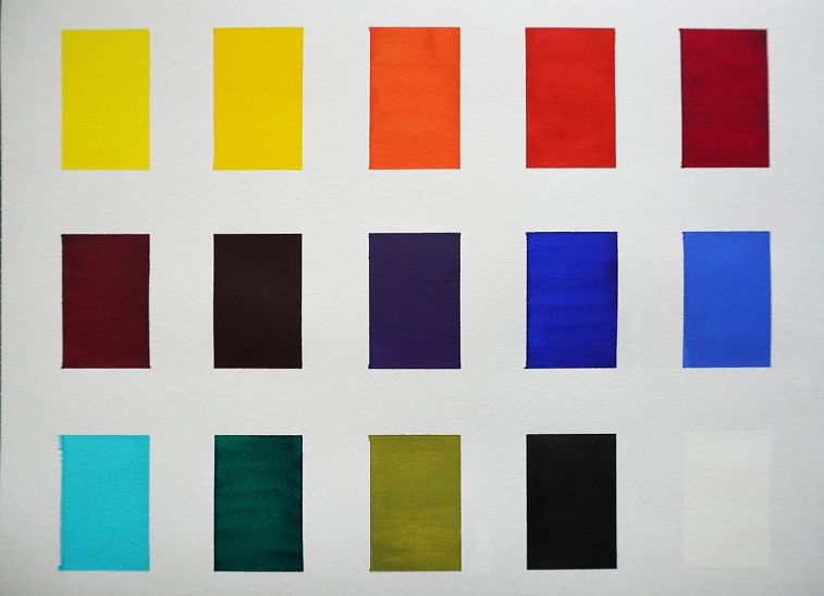 Набор гуаши Pinax 15 цв., в банках 40 мл 606x758