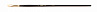 Кисть щетина №1/4 скошенная Pinax "Classic 118" длинная ручка 