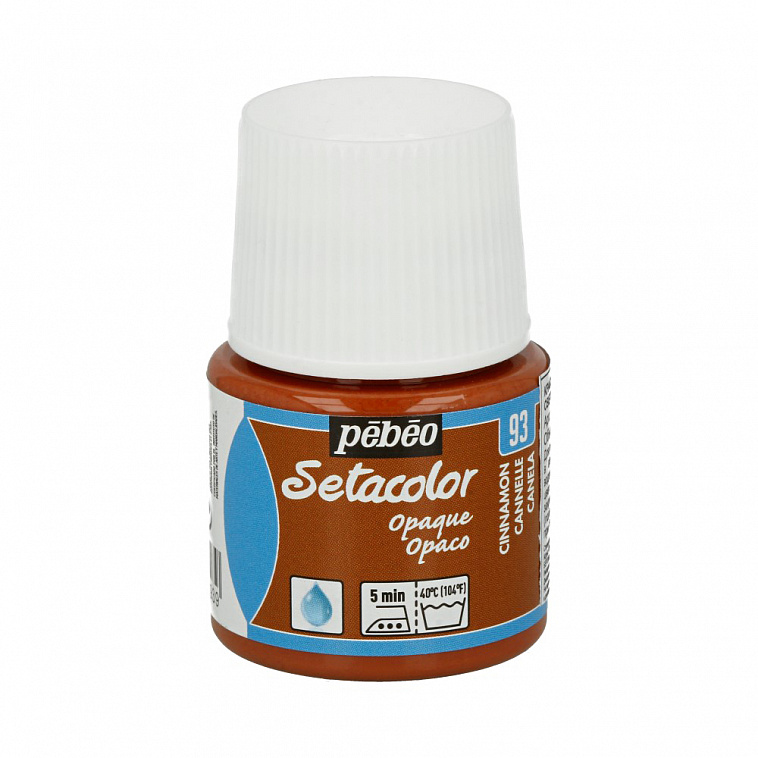 Краска для темных и светлых тканей Pebeo "Setacolor Opaque" 45 мл корица 606x758