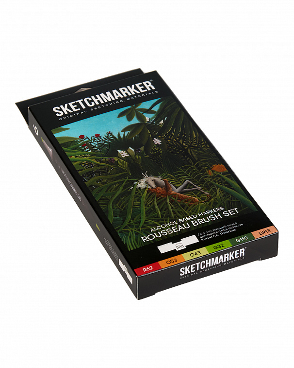 Набор маркеров SKETCHMARKER & Pushkinskiy Brush Руссо 6 шт 606x758