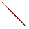 Кисть синтетика №8 плоская Pinax "Oro Rosso 754" короткая ручка