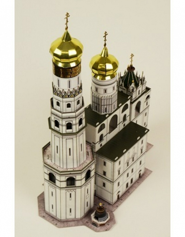 Сборная модель из картона Архитектурные памятники "Колокольня Иван Великий"