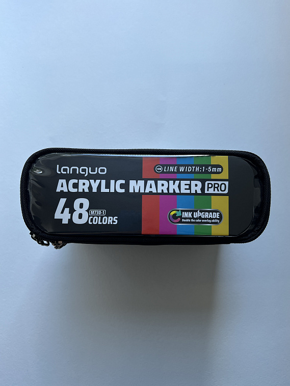 Набор маркеров акриловые Languo Directly Liquid, с улучшенными чернилами, 48 шт 606x758