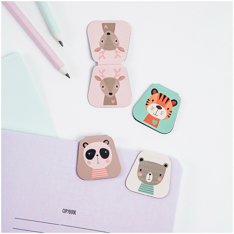 Закладки магнитные для книг MESHU "Little one" 4шт 606x758