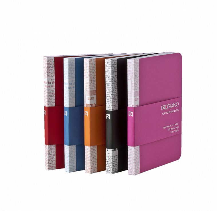 Блокнот Fabriano "Soft Touch Notebook" А6 80 л 90 г 606x758