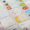 Наклейки бумажные для маркировки MESHU "Cute kittens", 11,5*20 см, пакет европодвес 2