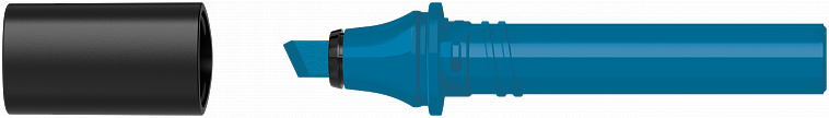 Картридж сменный Molotow "Sketcher" B245 cо скошенным пером brilliant blue 606x758