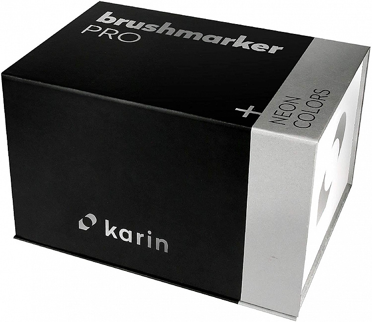 Набор маркер-кистей Karin "Brushmarker Pro" 72 цв.+ 3 маркера-блендера