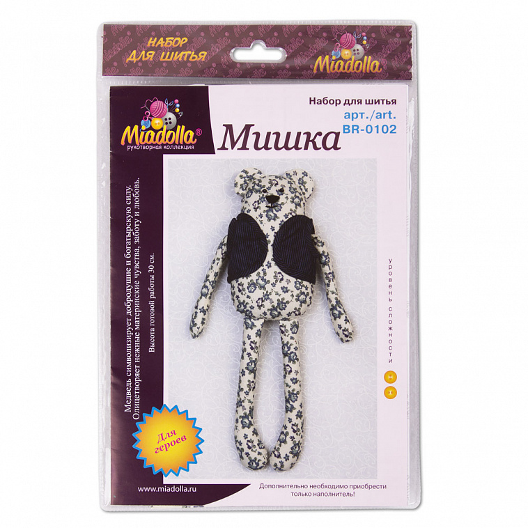 ♦Наборы для изготовления игрушек "Miadolla" Мишка