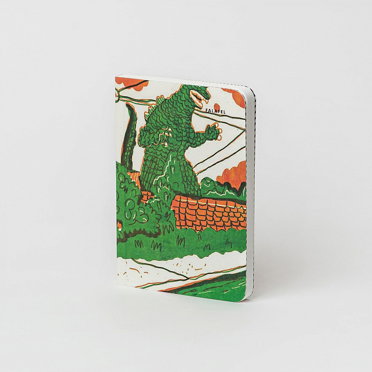 Блокнот FALAFEL BOOKS А6B Godzilla 606x758