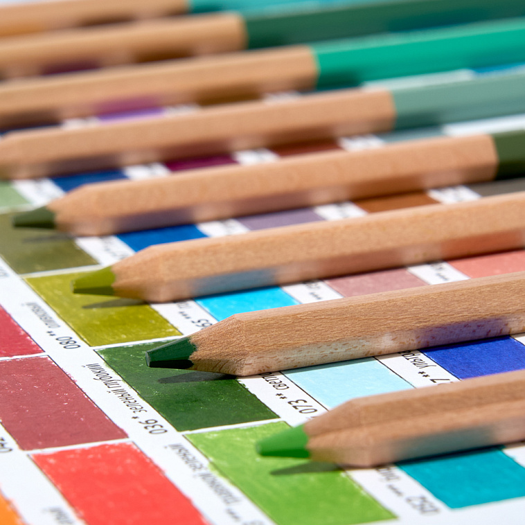 Набор карандашей цветные Малевичъ "GrafArt Soft", 60 цветов 606x758